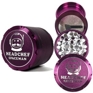 Headchef 4-piece grinder, Purple